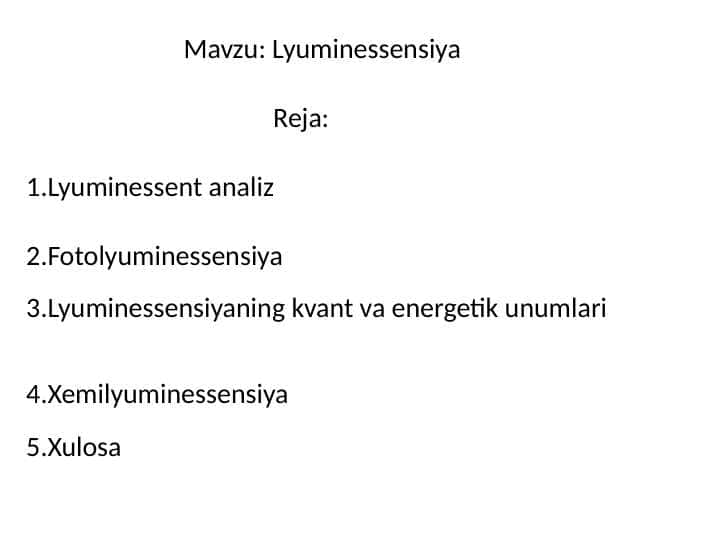 Lyuminessensiya