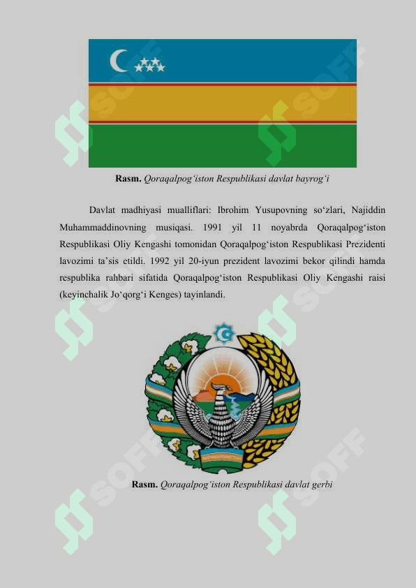 Mustaqillik yillarida Qoraqalpog‘iston Respublikasi 5