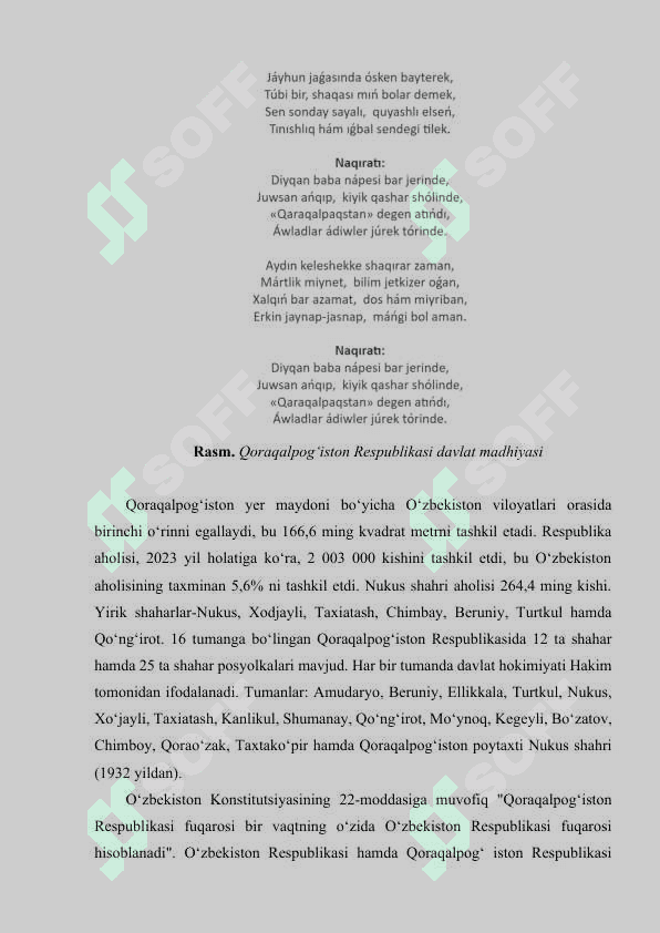 Mustaqillik yillarida Qoraqalpog‘iston Respublikasi 6