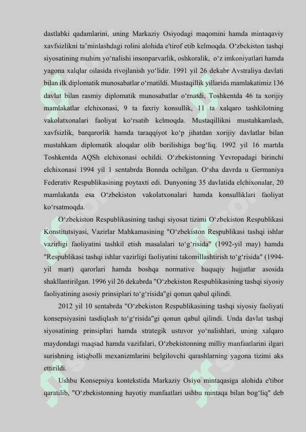 O‘ZBEKISTON HAMDA JAHON HAMJAMIYATI 4