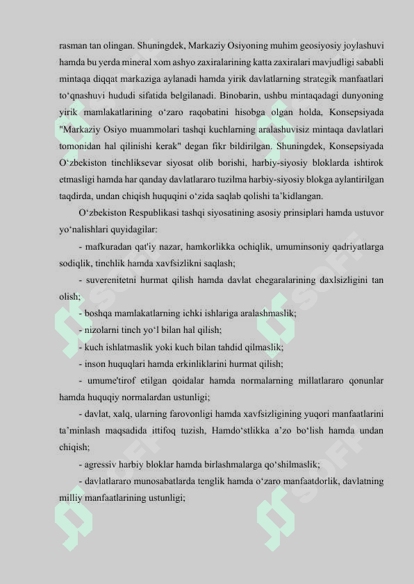 O‘ZBEKISTON HAMDA JAHON HAMJAMIYATI 5