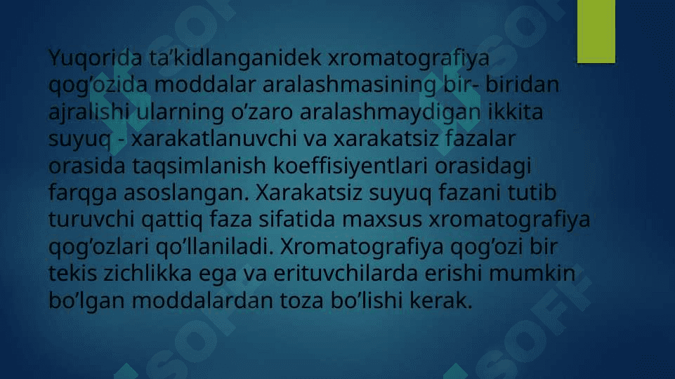 Qog'ozli Xromotografiya 5
