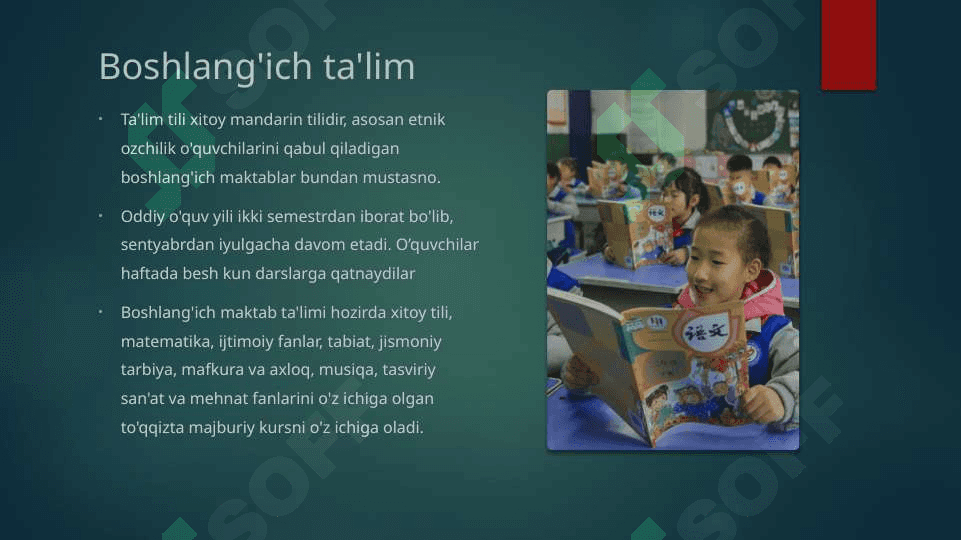 Xitoy ta'lim tizimi 6