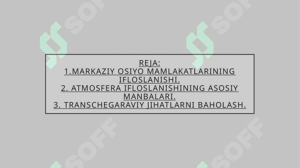 Atmosfera havosini ifloslantiruvchi ishlab chiqarish obyektlari 2