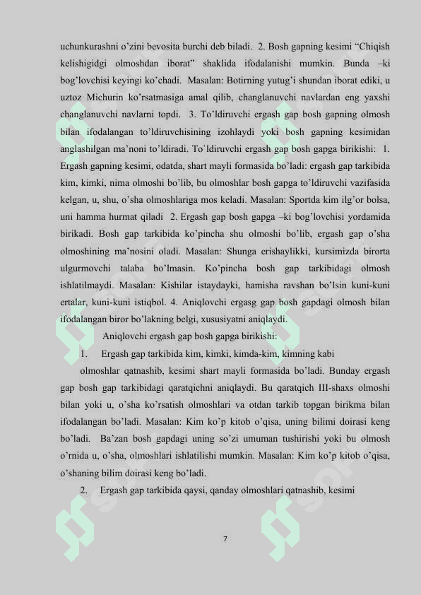 Ergashgan qo‘shma gap haqida ma’lumot 7