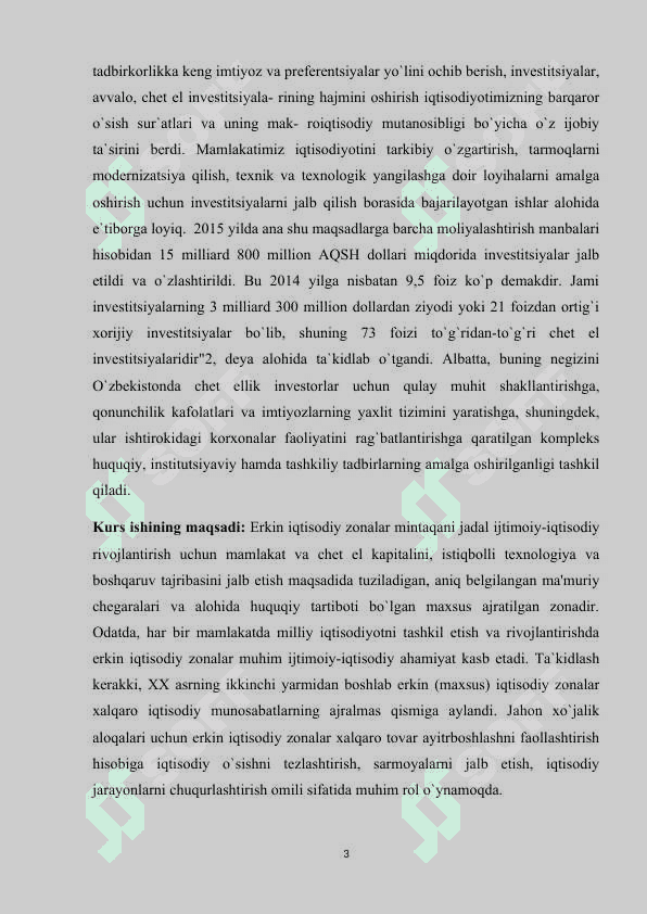 Erkin iqtisodiy xududlarning ijtimoiy iqtisodiy samaradorligini oshirish yo'llari 3