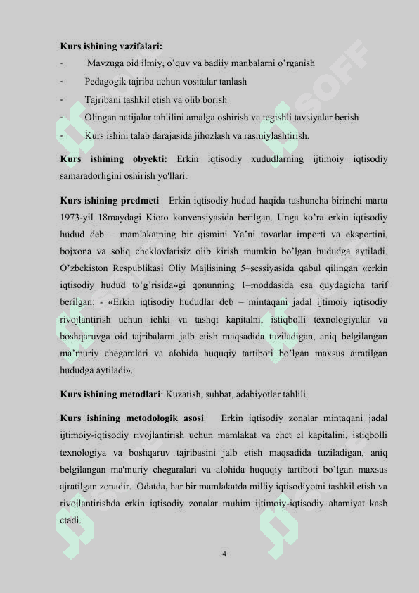 Erkin iqtisodiy xududlarning ijtimoiy iqtisodiy samaradorligini oshirish yo'llari 4