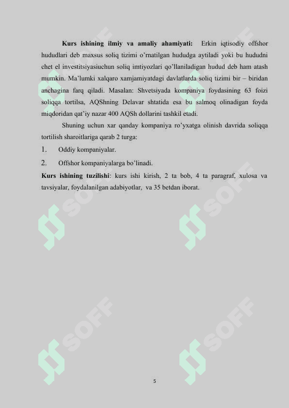Erkin iqtisodiy xududlarning ijtimoiy iqtisodiy samaradorligini oshirish yo'llari 5