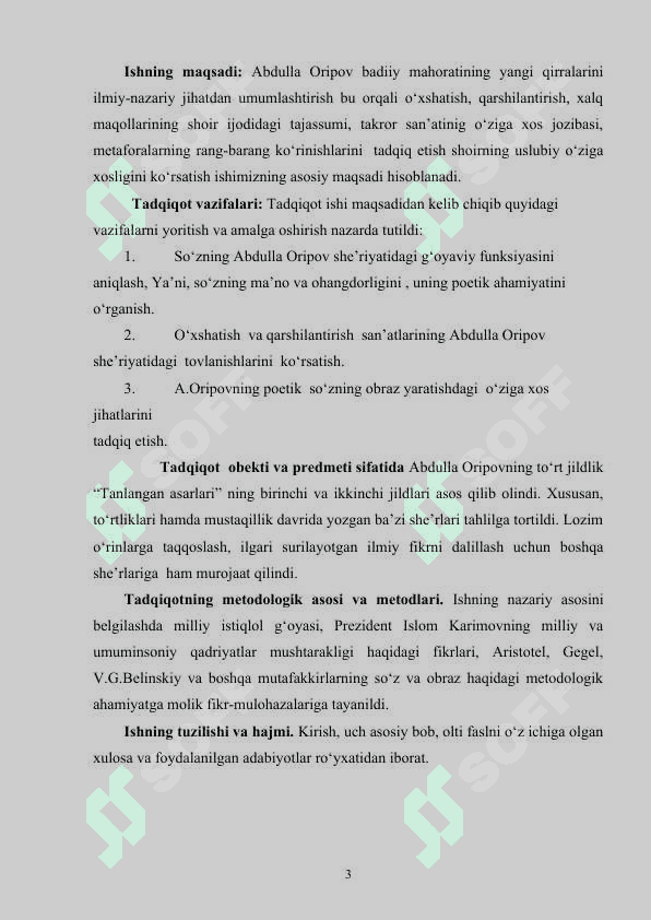 Erkin Vohidov va Abdulla Oripov she'riyatida badiiy 3