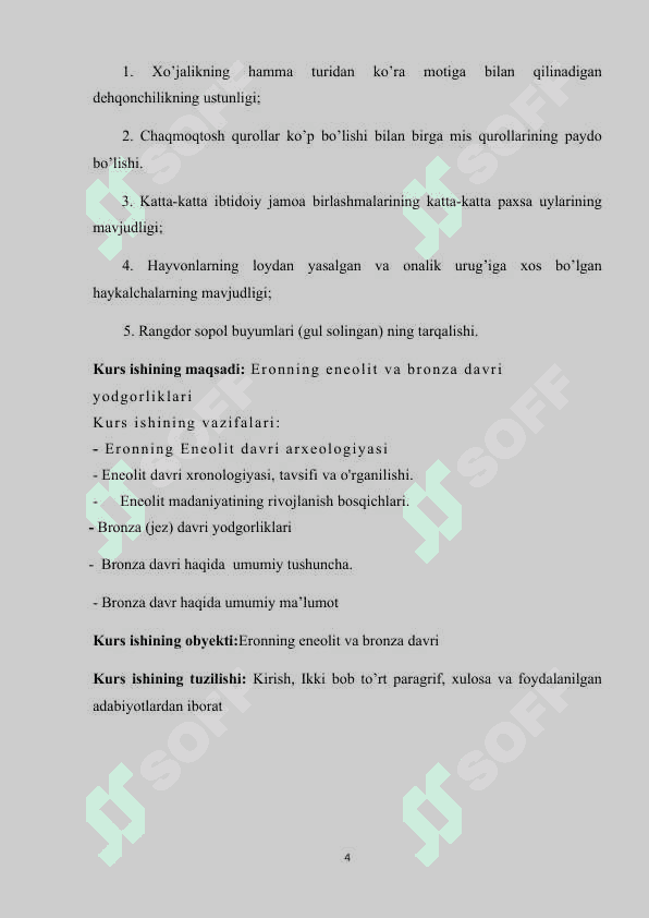 Eronning eneolit va bronza davri yodgorliklari 4