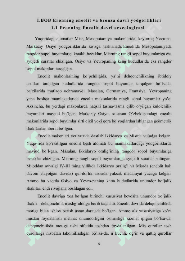 Eronning eneolit va bronza davri yodgorliklari 5