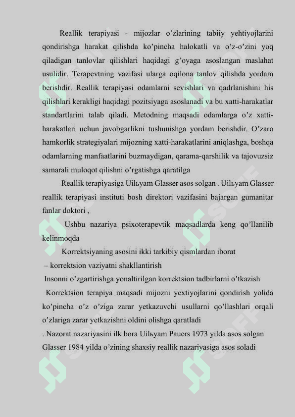 Reallik terapiyasi 2