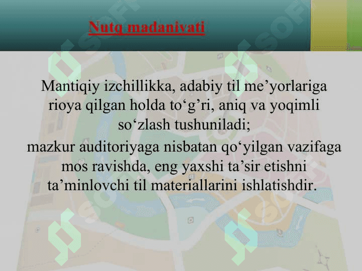 Gid nutqiga qo‘yilgan talablar 3