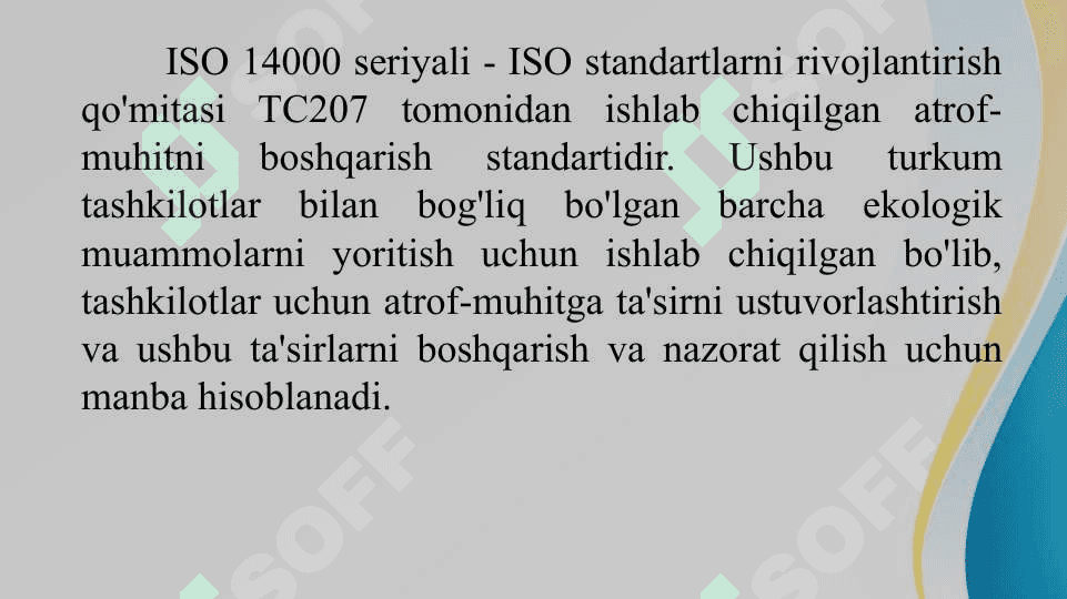 ISO 14001 Atrof-muhitni boshqarish tizimi guvohnomasi nima 2