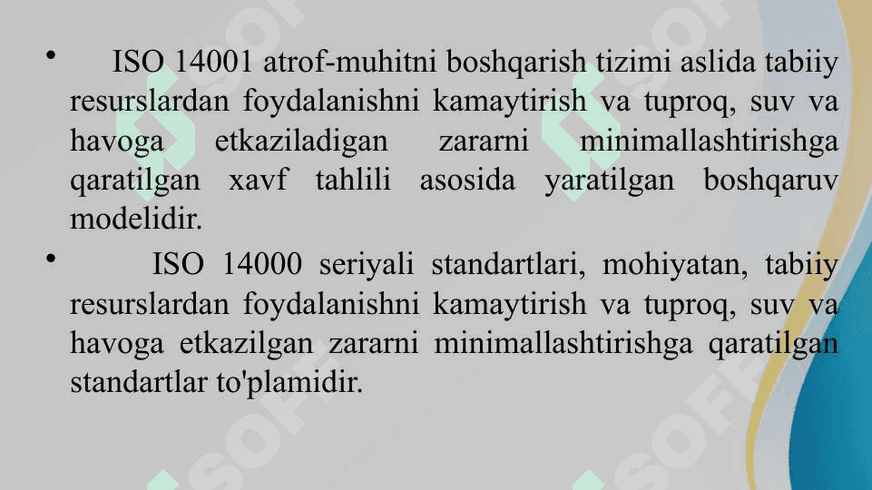 ISO 14001 Atrof-muhitni boshqarish tizimi guvohnomasi nima 3