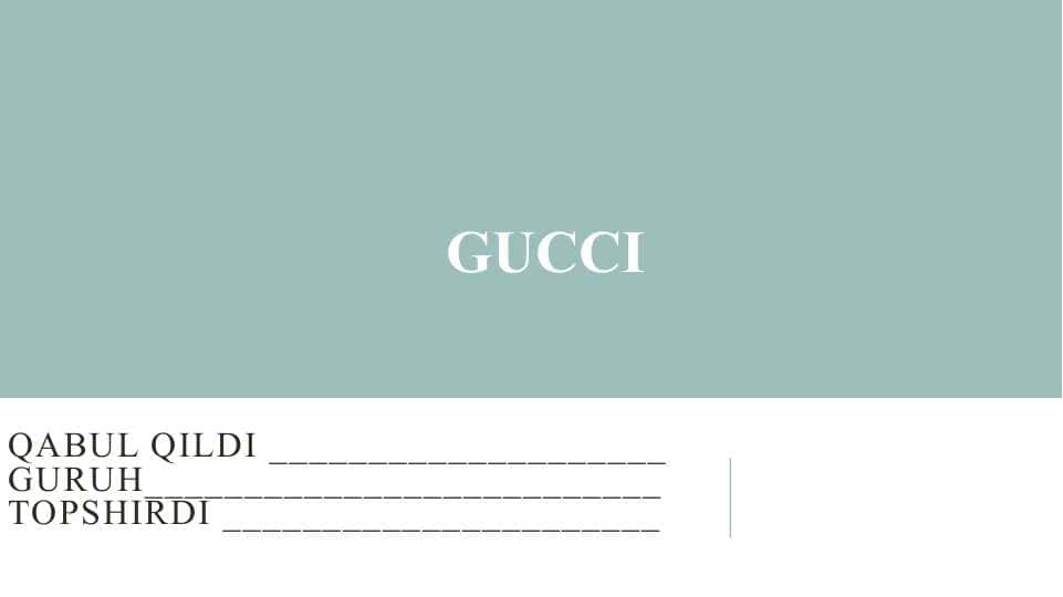 gucci 1