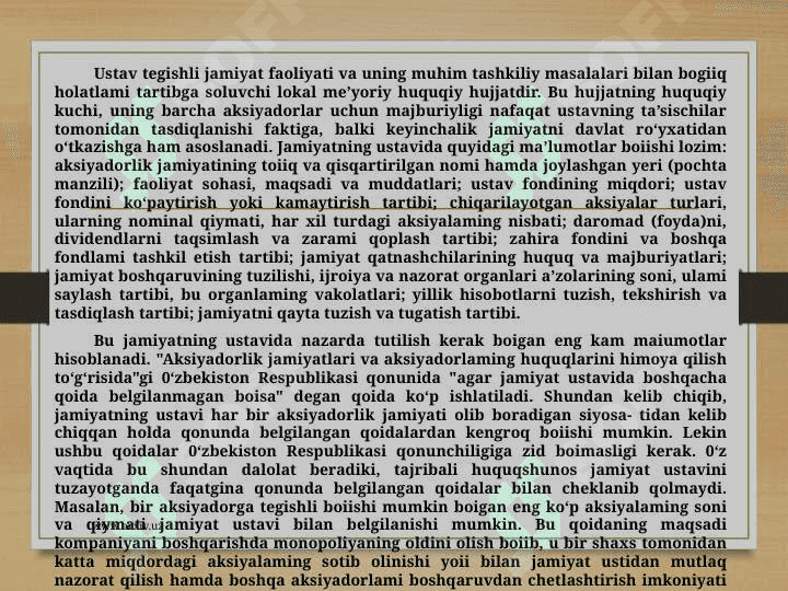 korporatsiyalarni ta’sis etish 7