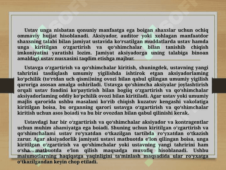korporatsiyalarni ta’sis etish 8