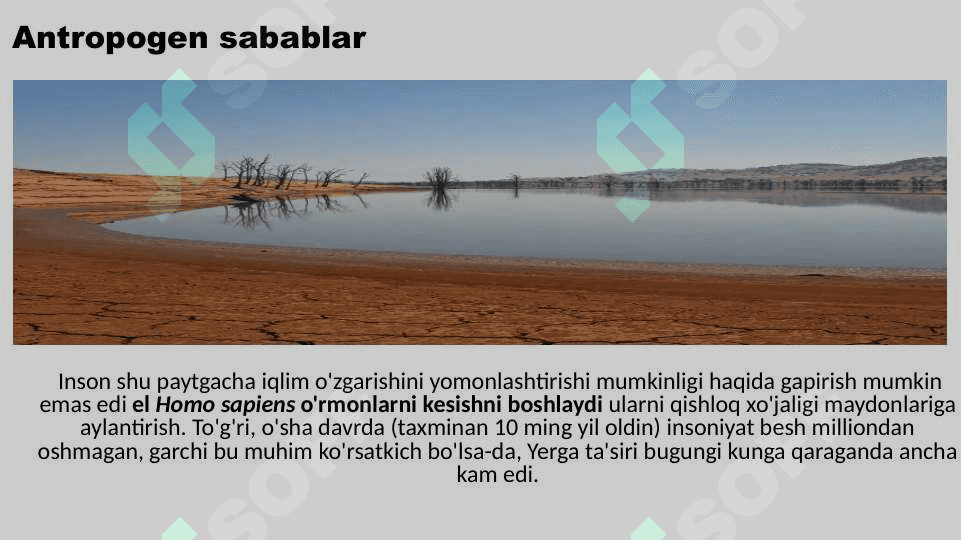 Iqlimni o’zgarib borishi va uning atrof-muhitga ta’siri 7