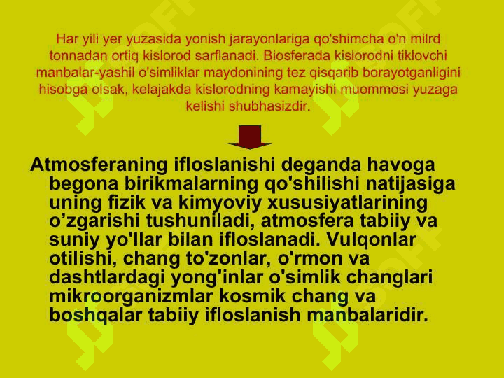 Sanoatida chiqindi gazlarning atmosfera ha... 3