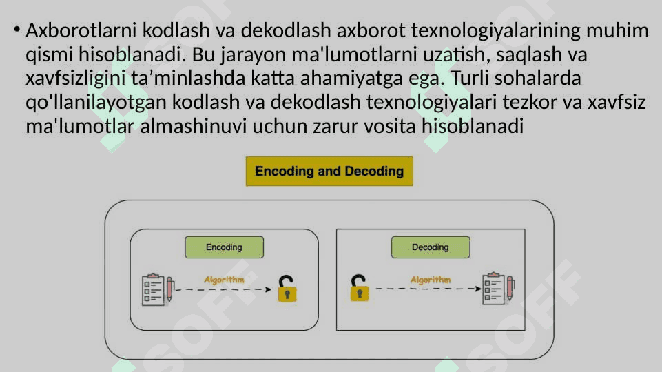 Axborotlarni kodlash va dekodlash 2