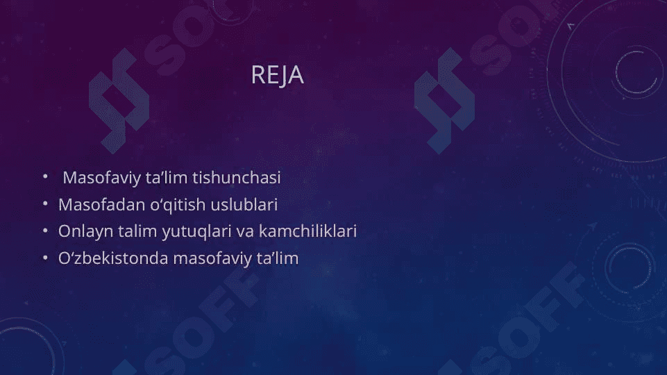 Masofaviy taʼlimning afzalliklari 2