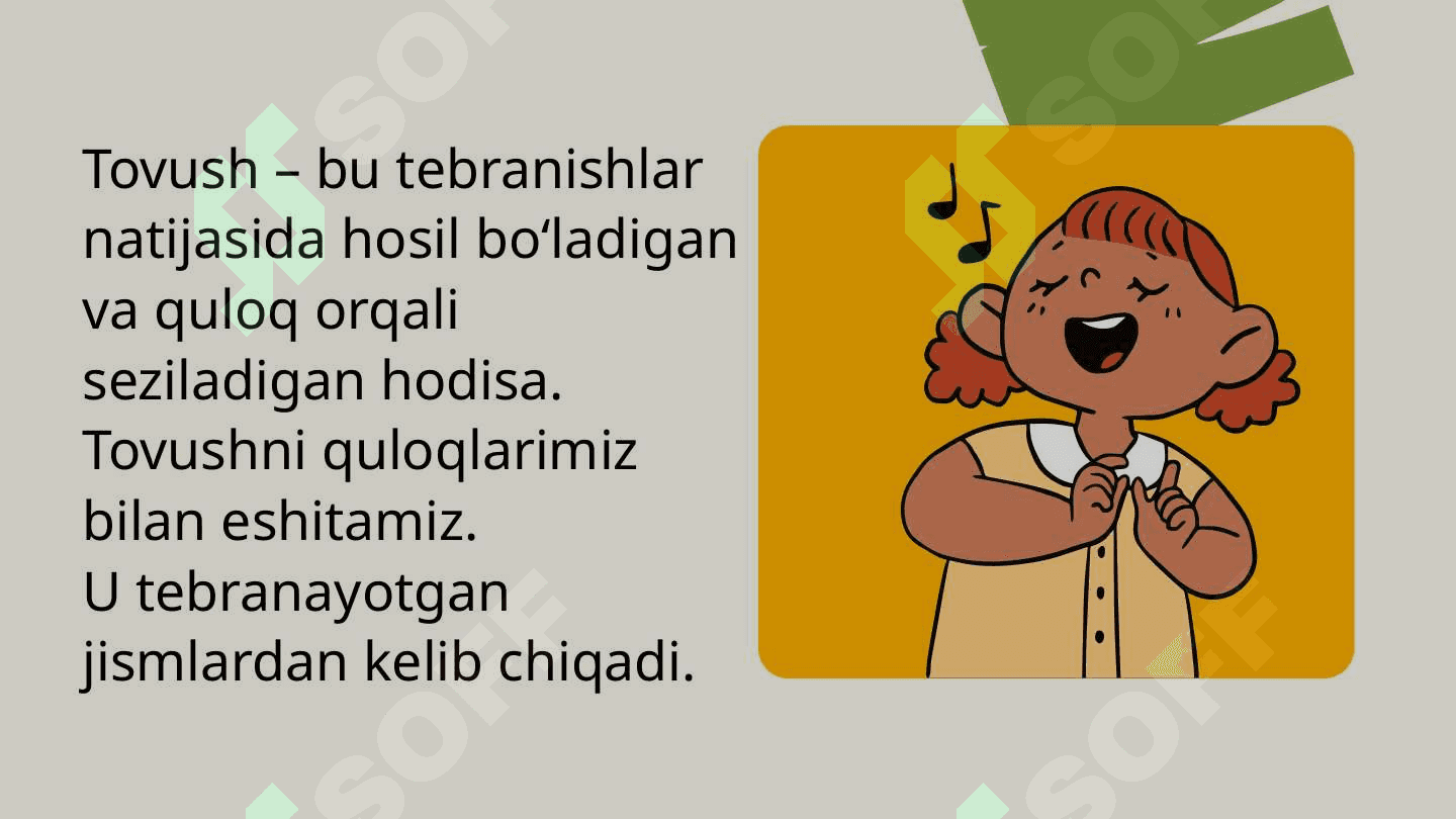 Tovush, tembr, harakat 2