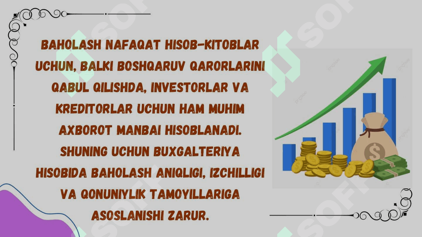 Buxgalteriya hisobida baholash 4