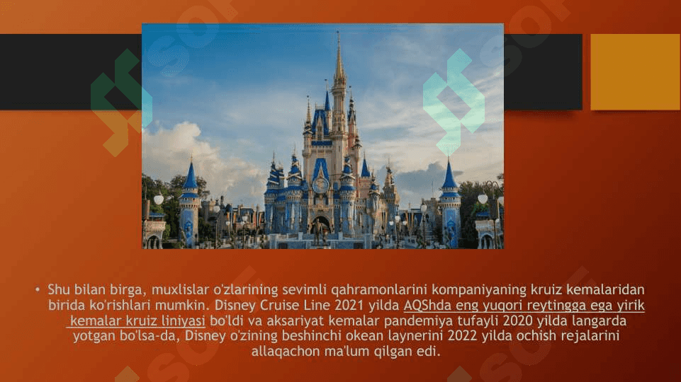 Walt Disney kompaniyasi - statistika va faktlar 8