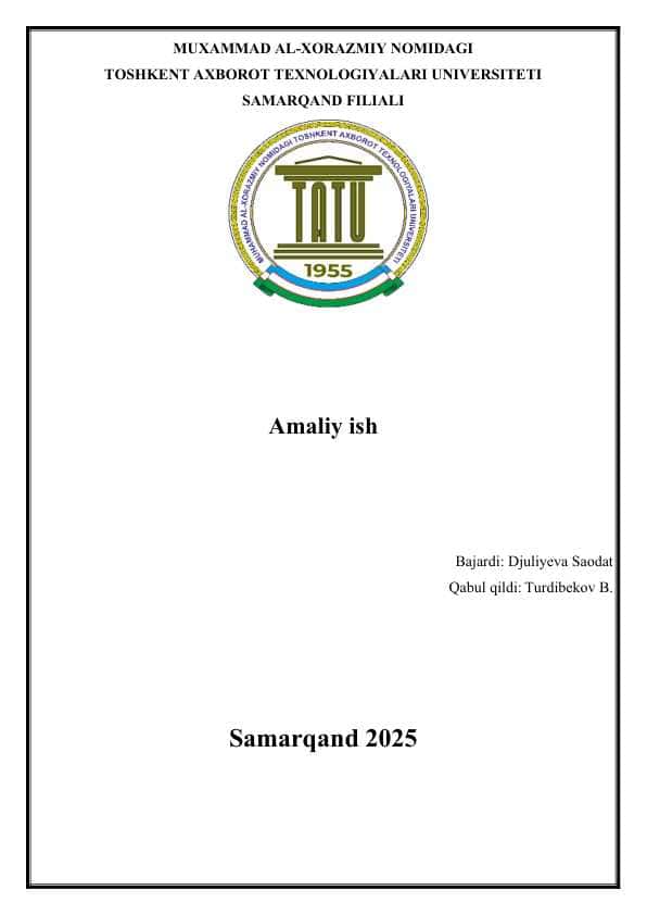 Ijtimoiy injeneriya tahdidlariga qarshi himoyalanish choralari(Spamlarni pochtada cheklash, linklarni nazoratlash) 1