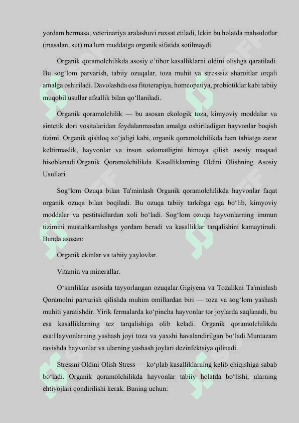 ORGANIK QORAMOLCHILIKDA KASALLIKLARNING OLDINI OLISH VA TABIIY MUQOBIL DAVOLASH USULLARI 4