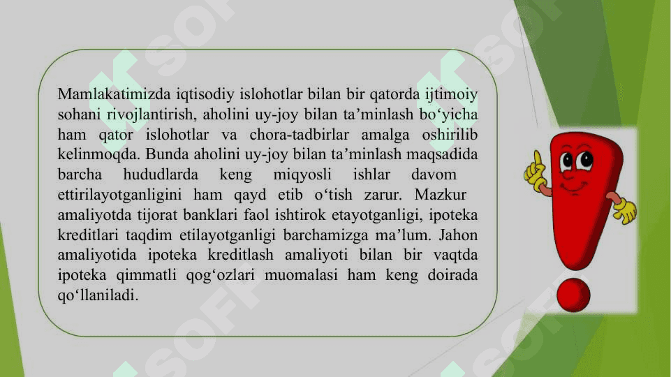IPOTEKA QIMMATLI QOG‘OZLAR BOZORI AMAL QILISH MEXANIZMI 3