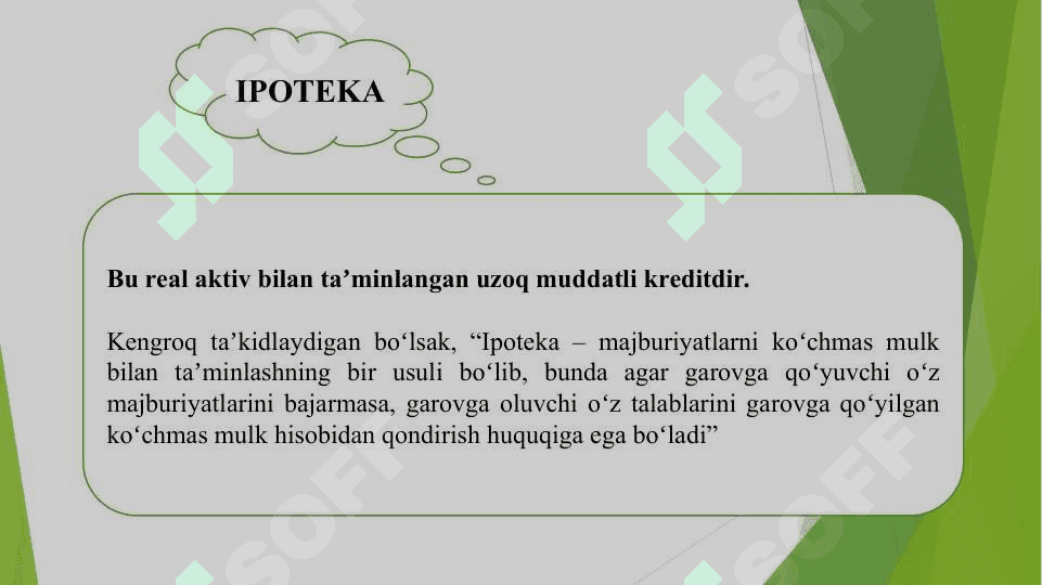 IPOTEKA QIMMATLI QOG‘OZLAR BOZORI AMAL QILISH MEXANIZMI 4