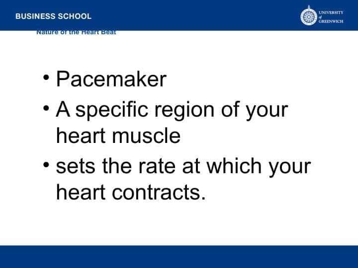 Nature of the Heart Beat