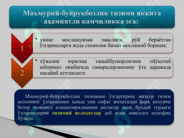Bozor iqtisodiyotiga o'tish davri va uning O'zbekistondagi xususiyatlari 5