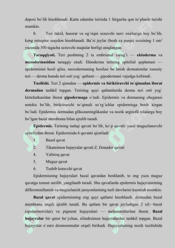 Teri va uning hosilalari 3