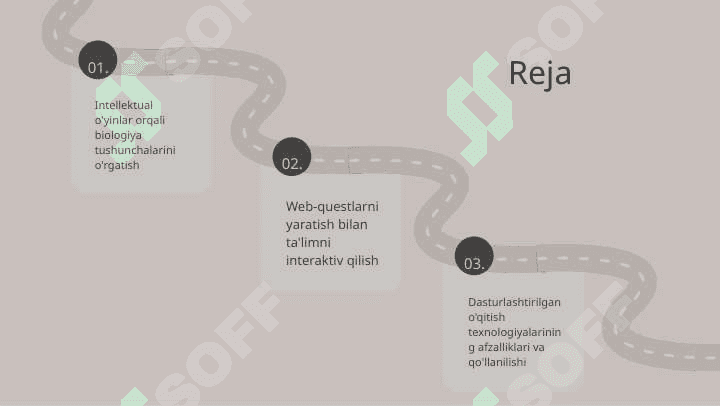 Biologiya ta'limida dasturlashtirilgan o‘qitish texnologiyalari. Intellektual o'yinlarni loyihalash. Web-questlar tuzish 2