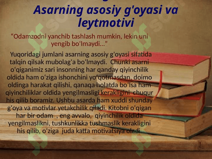 Chol va dengiz Ernest Xeminguey 6