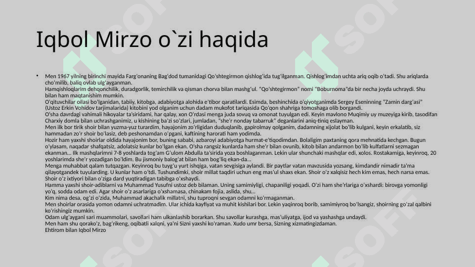 Iqbol Mirzo “Bonu” romani 4