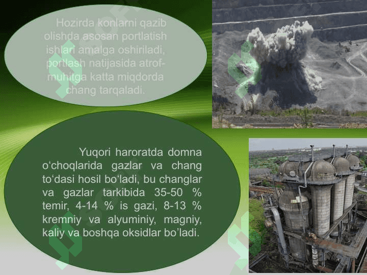 SANOATDAGI EKOLOGIK JARAYONLAR VA ULARNING ATROF MUHITGA TA'SIRI 6