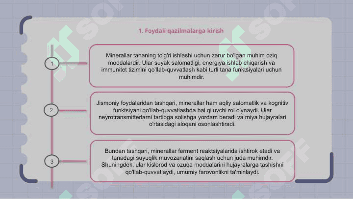 Foydali qazilmalar ularning ahamiyati 2