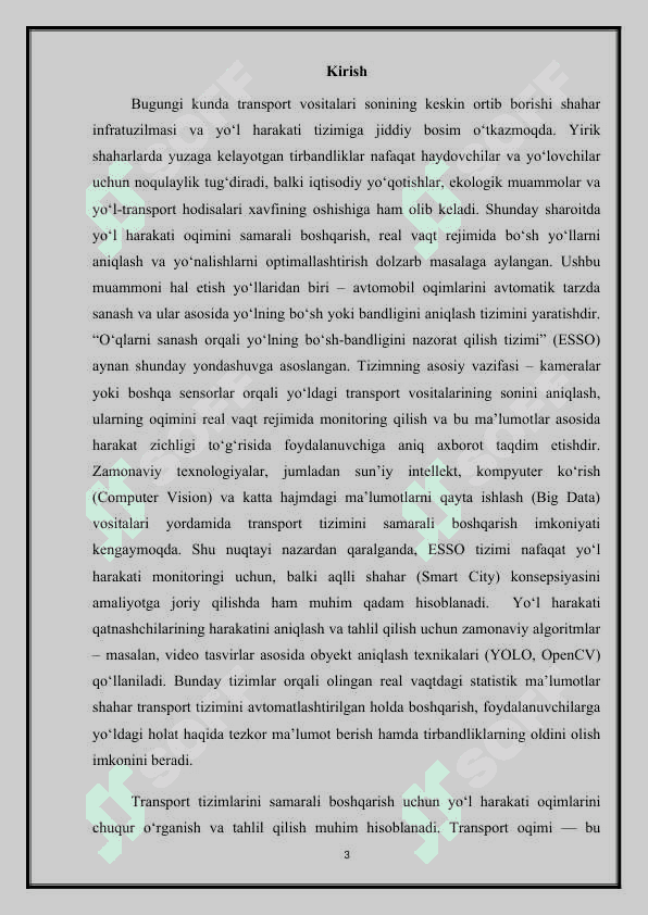 O‘qlarni sanash orqali yo‘lning bo‘sh bandligini nazorat qilish tizimi(ESSO) M.docx 3