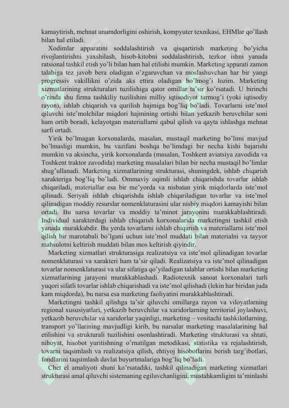 Marketingni tashkil etish tizimi 4