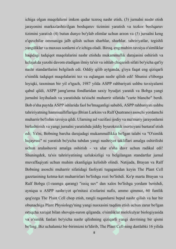 O’simlik hujayrasining umumiy tavsifi 8