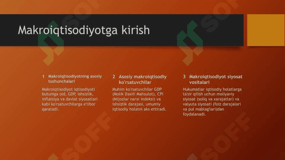 iqtisodiy oʻsish tushunchasi va oʻlchanishi va neokeynscha modellari 2