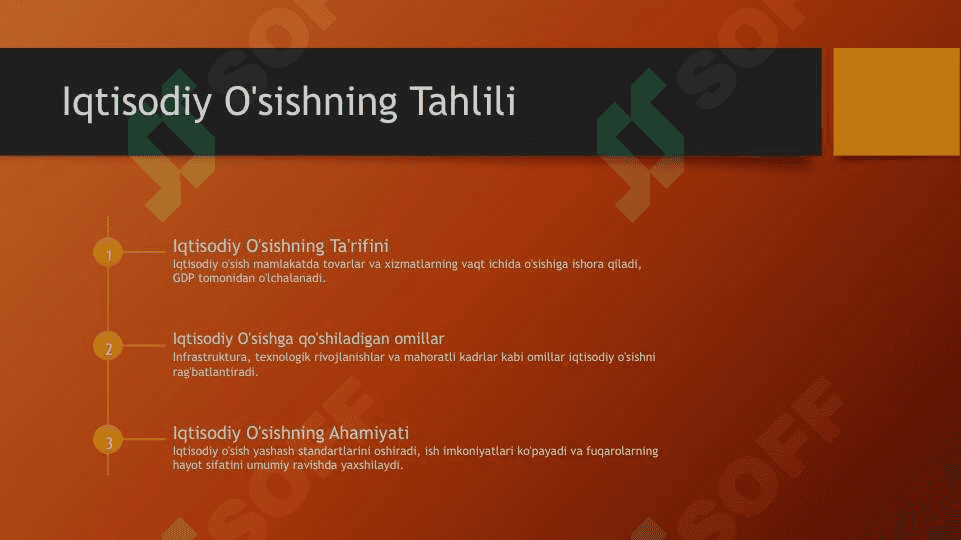 iqtisodiy oʻsish tushunchasi va oʻlchanishi va neokeynscha modellari 3
