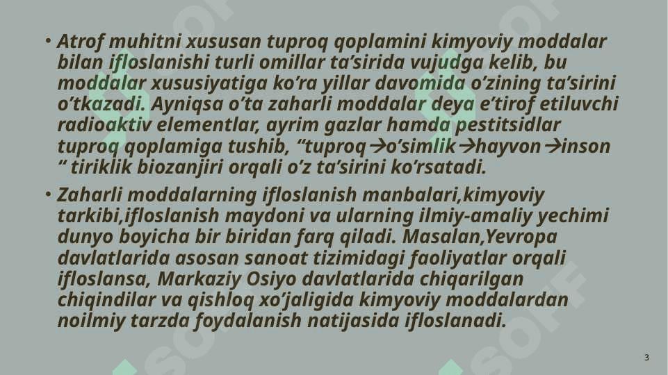 Tuproq qoplami va atrof muhit ifloslanishi 3