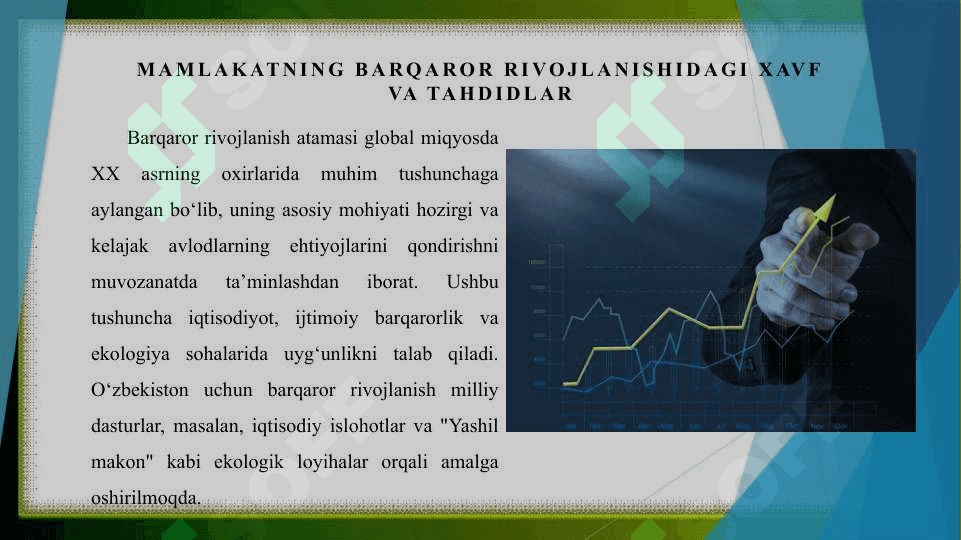 YASHIL IQTISODIYOT VA BARQAROR OʻSISH 3