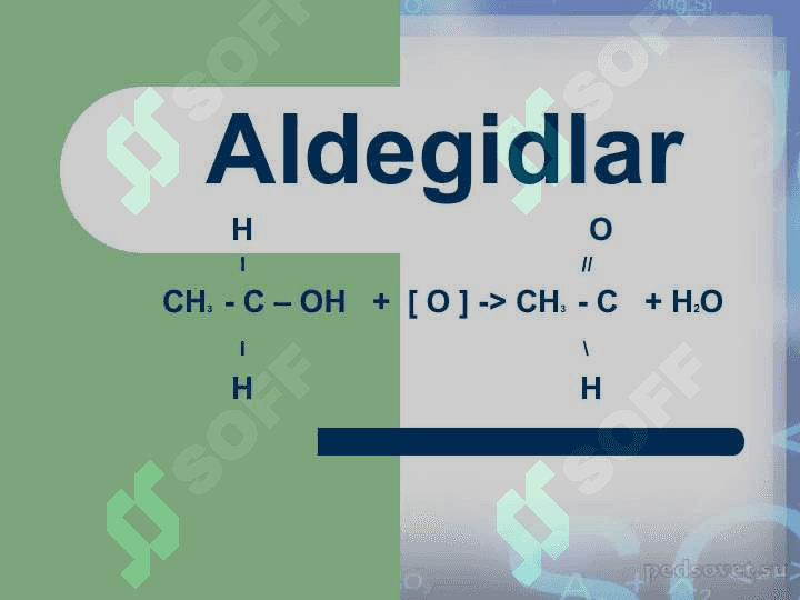 Aldegidlar va ketonlar 3
