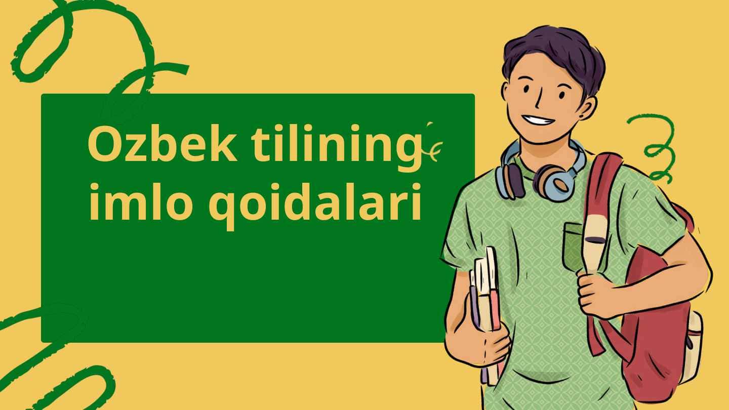 Ozbek tilining imlo qoidalari 1